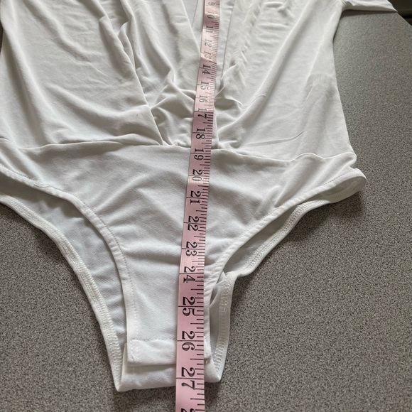 Prima White Bodysuit Size Small - Picture 8 of 10